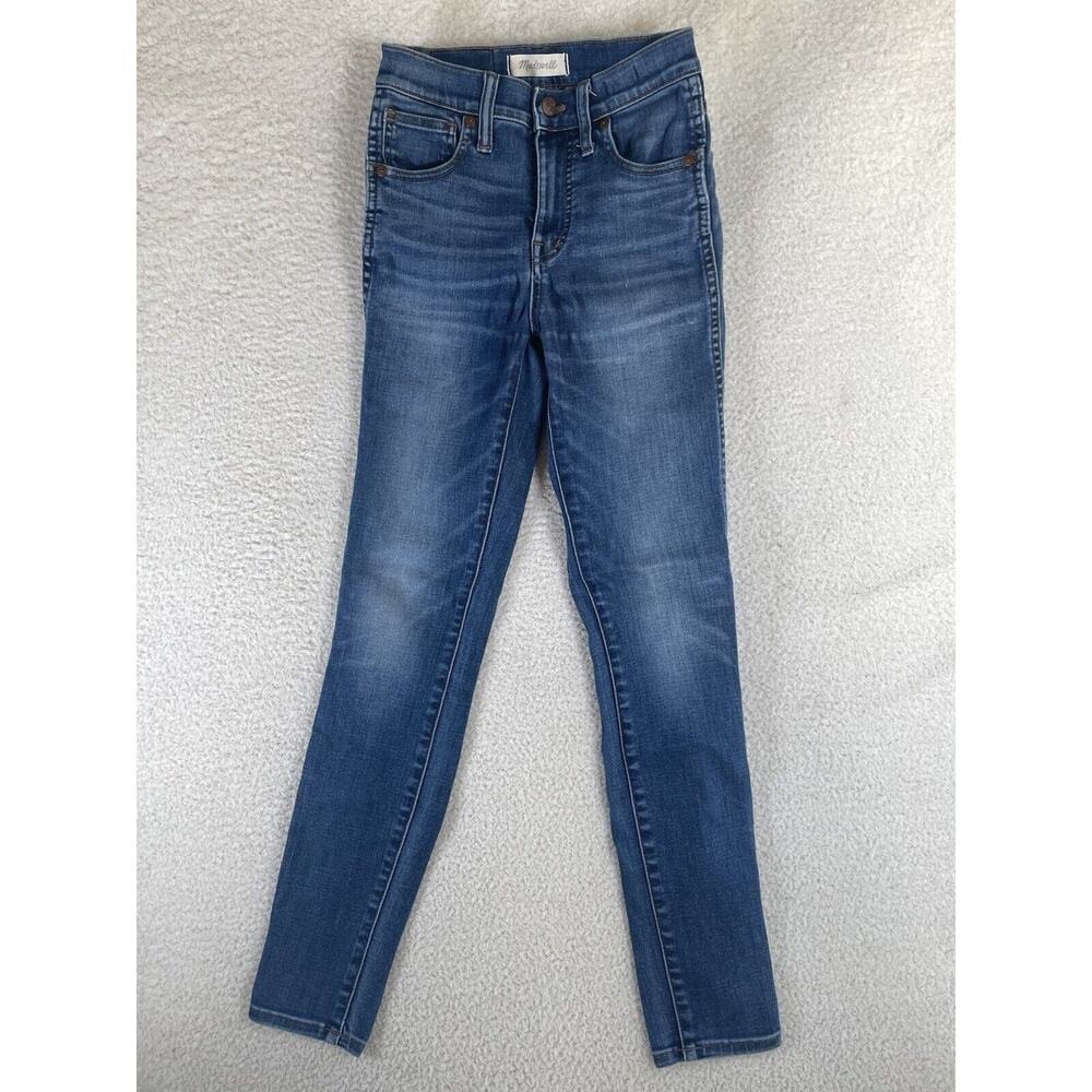 Madewell Skinny Jeans Womens sz 23 10 inch High Rise 5 Pocket Medium Wash